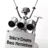 Schraubenmännchen Schlagzeuger oder Drummer
