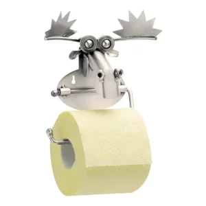 Toilettenpapierhalter Elch aus Metall
