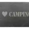 Dekoschild aus Schiefer 30 x 20 cm - Motiv I love Camping