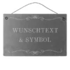 Dekoschild aus Schiefer 30 x 20 cm mit Wunschtext
