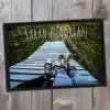 Personalisierte Fußmatte mit eigenem Namen und Foto 70 x 50 cm